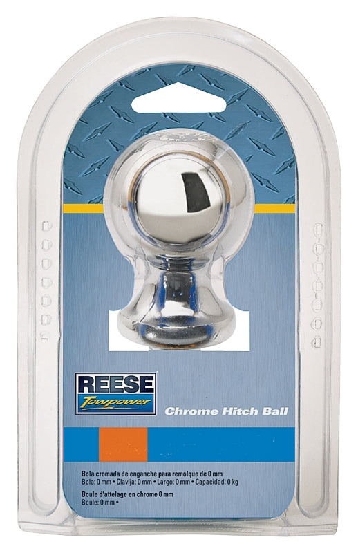 Reese Towpower 74008 Hitch Ball, 2 in Dia Ball, 3/4 in Dia Shank, 3500 lb Gross Towing, Steel