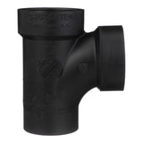 Charlotte Pipe 1-1/2 in. Spigot X 1-1/2 in. D Hub ABS Sanitary Street Tee