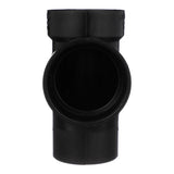 Charlotte Pipe 2 in. Hub X 2 in. D Hub ABS Sanitary Street Tee