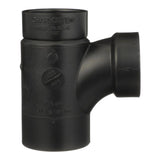 Charlotte Pipe 2 in. Hub X 1-1/2 in. D Hub ABS Sanitary Street Tee