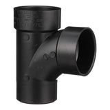 Charlotte Pipe 3 in. Hub X 3 in. D Hub ABS Sanitary Street Tee