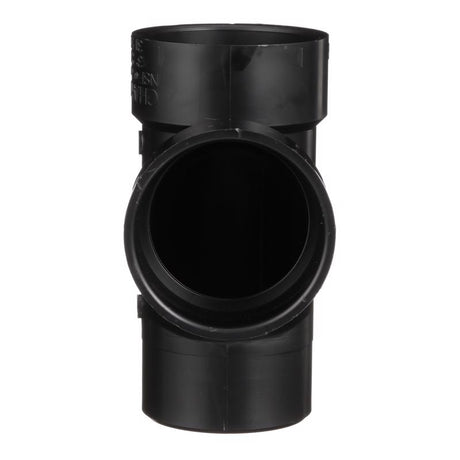 Charlotte Pipe 3 in. Hub X 3 in. D Hub ABS Sanitary Street Tee