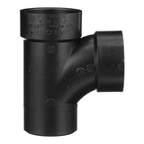 Charlotte Pipe 3 in. Hub X 3 in. D Hub ABS Sanitary Street Tee