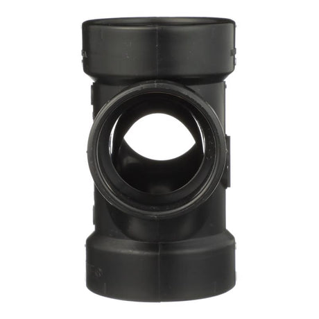 Charlotte Pipe 2 in. Hub X 2 in. D Hub ABS Sanitary Tee