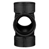 Charlotte Pipe 3 in. Hub X 3 in. D Hub ABS Sanitary Tee