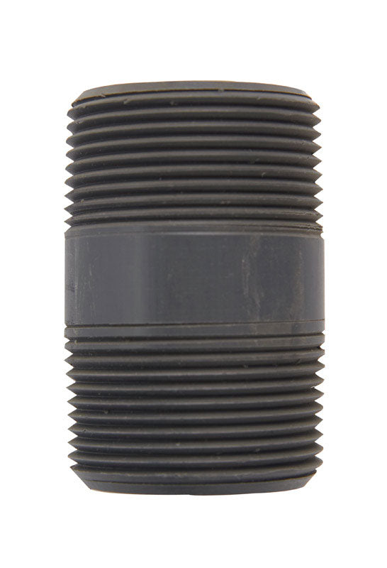 B&K Schedule 80 1-1/4 in. MIP X 1-1/4 in. D MIP PVC 2-1/2 in. Nipple 1 pk