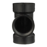 Charlotte Pipe 1-1/2 in. Hub X 1-1/2 in. D Hub ABS Flush Cleanout Tee