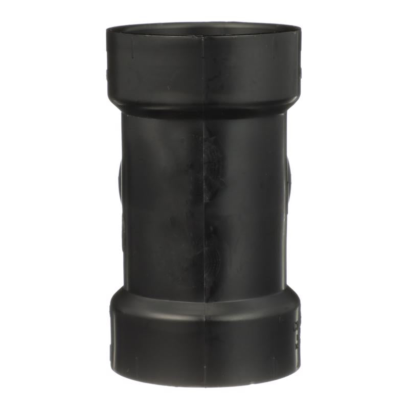 Charlotte Pipe 1-1/2 in. Hub X 1-1/2 in. D Hub ABS Flush Cleanout Tee