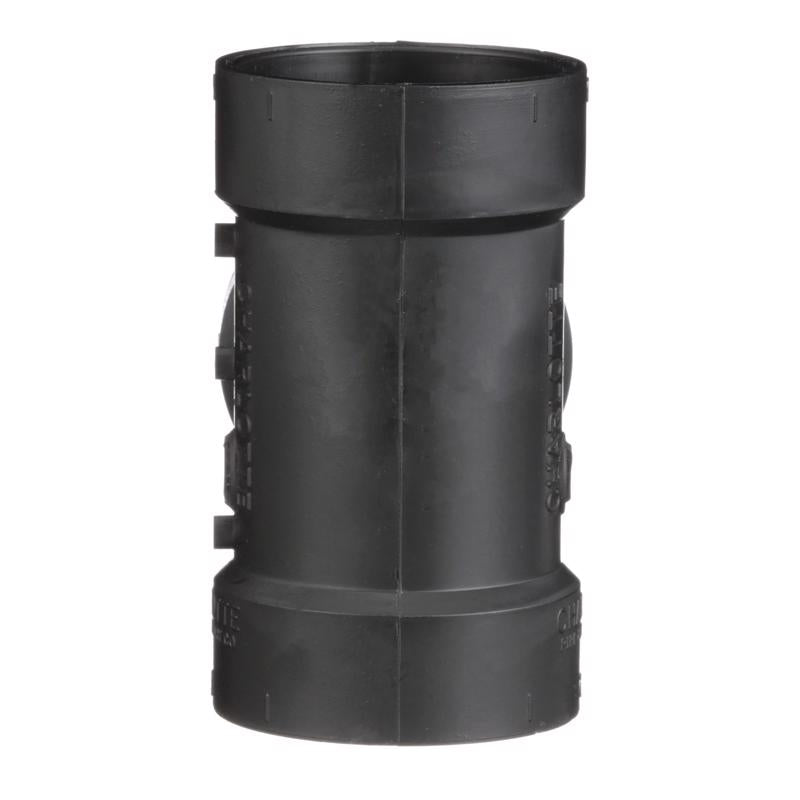 Charlotte Pipe 2 in. Hub X 2 in. D Hub ABS Flush Cleanout Tee