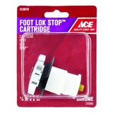 Ace Foot Lok Stop Cartridge 3/8 in. Chrome Plated Brass Drain Stopper