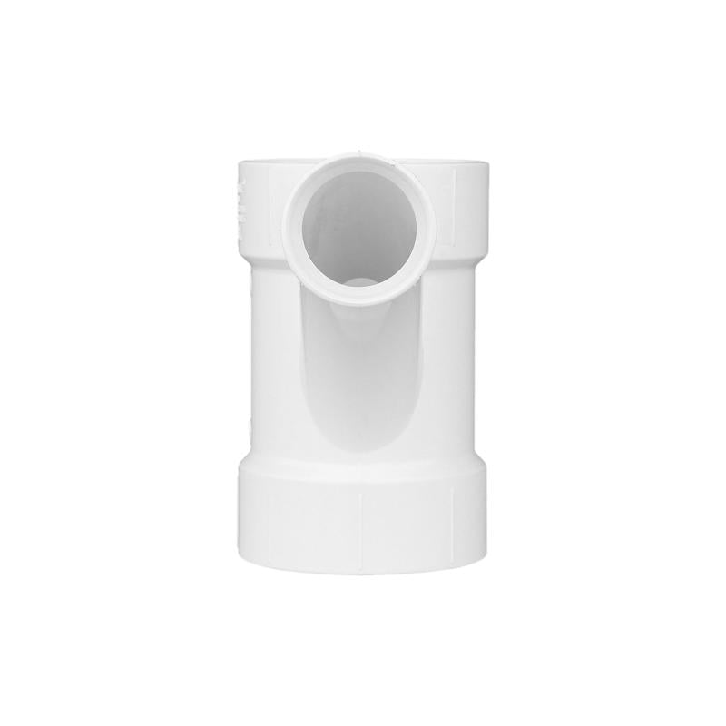 Charlotte Pipe Schedule 40 4 in. Hub X 4 in. D Hub PVC Long Turn Wye 1 pk