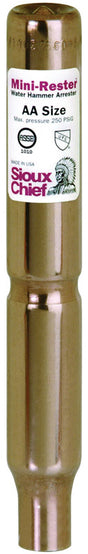 Sioux Chief MiniRester 5/8 in. Sweat in. Closed in. Copper Water Hammer Arrester 1 pk