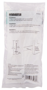 ProSource H20-Z022-PS Heavy-Duty Rigid Door Stop, 3-1/8 in Dia Base, 3-1/8 in Projection, Die-Cast Zinc & Plastic