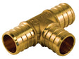 aqua-dynamic 9778-443 Pipe Fitting Tee, 3/4 x 1/2 in, PEX-B, Brass