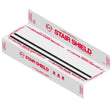 Surface Shields PLS SS 34 Stair Shield, 34 in L, 21 in W, 0.1 mm Thick, Polypropylene, White, Pack of 24