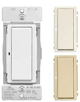 Eaton WFSW15-C2-SP-L Smart Switch, 1-Pole, 3-Way, 120 VAC, 60 Hz, Wi-Fi, Light Almond/Ivory/White