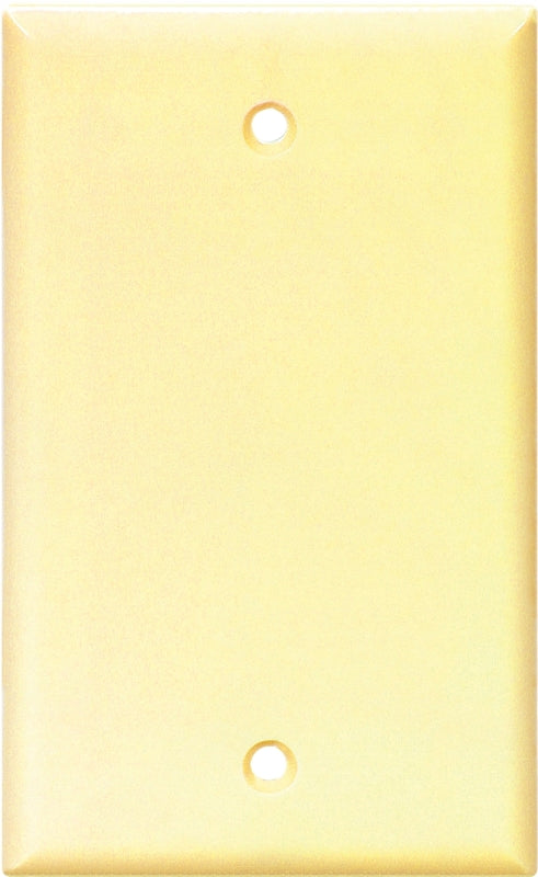 Eaton Cooper Wiring 2129 2129V-BOX Wallplate, 4-1/2 in L, 2-3/4 in W, 0.08 in Thick, 1 -Gang, Thermoset, Ivory, Pack of 25