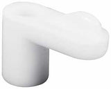 Make-2-Fit PL 7775 Window Screen Clip with Screw, 7/16 in D Dimensions, Plastic, White, 12/PK