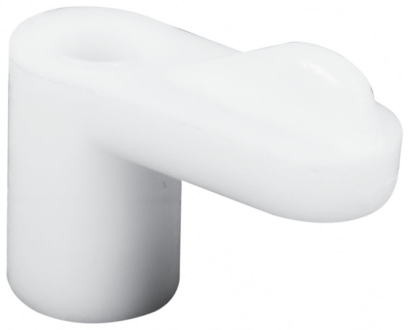 Make-2-Fit PL 7775 Window Screen Clip with Screw, 7/16 in D Dimensions, Plastic, White, 12/PK