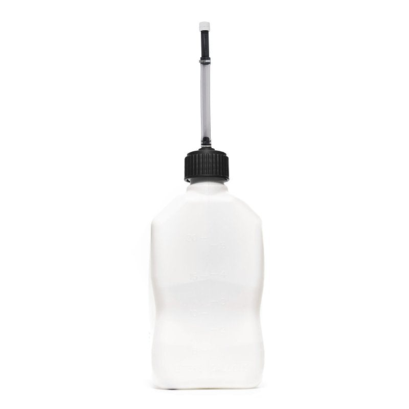 VP Racing 3520 Motorsport Container, 5 gal Capacity, Polyethylene, White