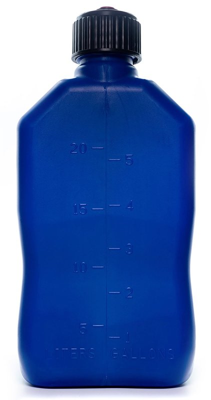 VP Racing Fuels 3532-CA Utility Jug, 5.5 gal Capacity, Plastic, Blue
