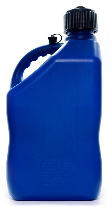 VP Racing Fuels 3532-CA Utility Jug, 5.5 gal Capacity, Plastic, Blue