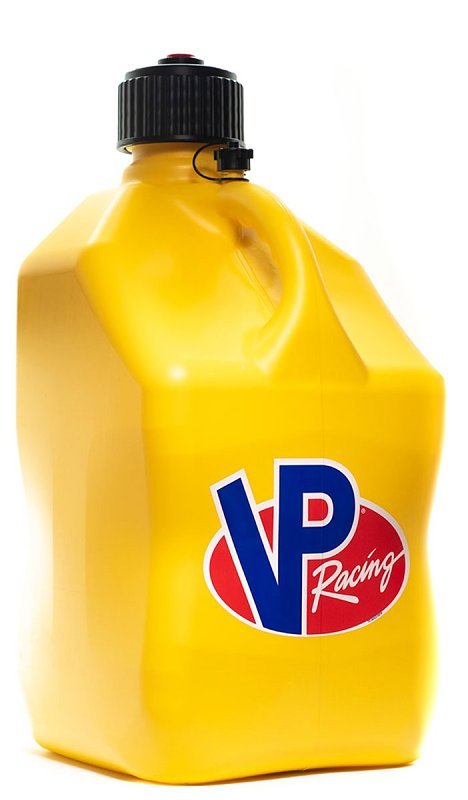 VP Racing Fuels 3552-CA Utility Jug, 5.5 gal Capacity, Plastic, Yellow