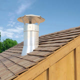 Imperial 7 in. Galvanized Steel Chimney Cap, Pack of 4