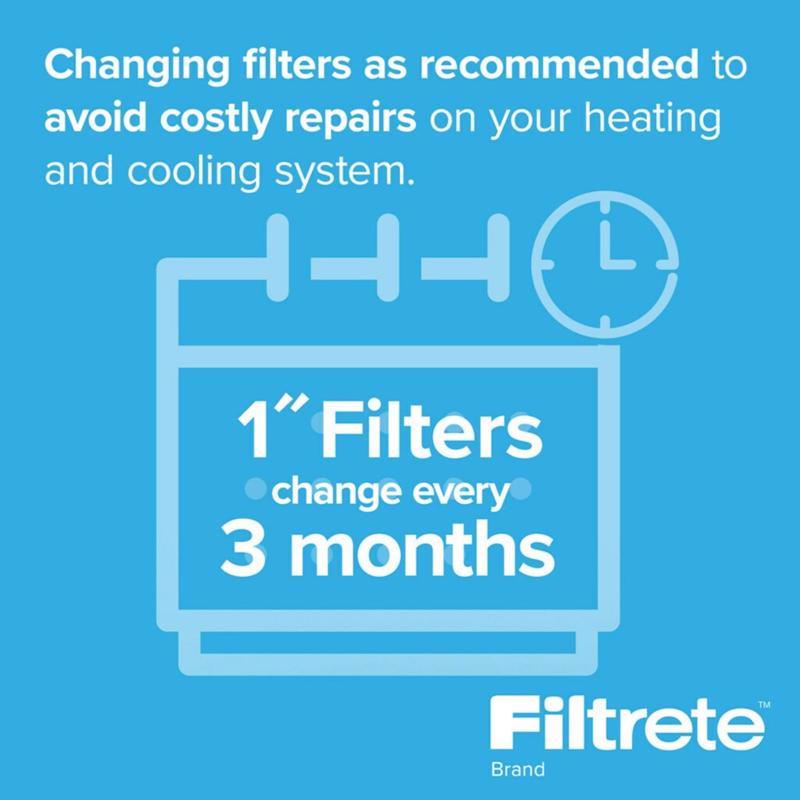 Filtrete 16 in. W X 24 in. H X 1 in. 1500 MPR Pleated Air Filter 1 pk, Pack of 4