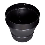 Imperial 8 in. D X 6 in. D Galvanized Steel Stove Pipe Reducer