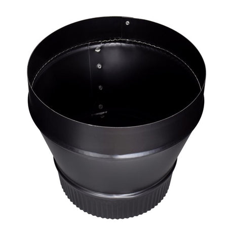 Imperial 8 in. D X 6 in. D Galvanized Steel Stove Pipe Reducer