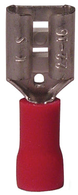 Gardner Bender 20-141F Disconnect Terminal, 600 V, 22 to 16 AWG Wire, Vinyl Insulation, 1/4 in Stud, 1/4 in L Dimensions