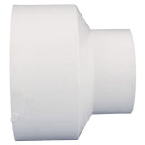 Charlotte Pipe Schedule 30 3 in. Hub X 1-1/2 in. D Hub PVC Reducing Coupling 1 pk