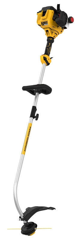 DEWALT 41AD27CC939/539 String Trimmer, Gasoline, 27 cc Engine Displacement, 2-Cycle Engine, 0.095 in Dia Line