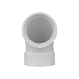 Charlotte Pipe Schedule 30 3 in. Hub X 3 in. D Hub PVC 90 Degree Elbow 1 pk