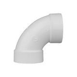 Charlotte Pipe Schedule 30 3 in. Hub X 3 in. D Hub PVC 90 Degree Elbow 1 pk