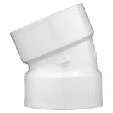 Charlotte Pipe Schedule 30 3 in. Hub X 3 in. D Hub PVC Elbow
