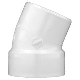 Charlotte Pipe 3 in. Hub X 3 in. D Spigot PVC Elbow 1 pk