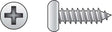 HILLMAN No. 8 X 3/8 in. L Phillips Pan Head Sheet Metal Screws 100 pk
