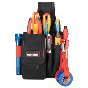 Hultafors HT5101 Small Technician's Pouch, 5-Pocket, Polyester, Black