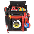 Hultafors HT5124 Medium Ziptop Utility Pouch, 11-Pocket, Polyester