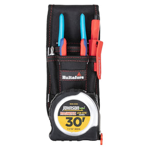Hultafors HT5173 Heavy-Duty Tool Holder, Polyester, Black/Red