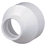 Charlotte Pipe Schedule 40 1-1/2 in. Hub X 3 in. D Hub PVC Reducing Coupling 1 pk