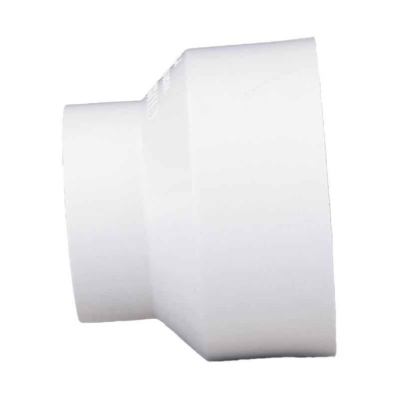 Charlotte Pipe Schedule 40 2 in. Hub X 3 in. D Hub PVC Reducing Coupling 1 pk