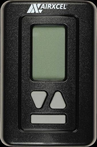 Coleman-Mach 9630A3371 Single Stage Digital Thermostat for Heat Pump, w/Plugs, Black