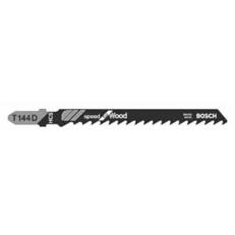 Bosch T244D Jig Saw Blade, 4 in L, 6 TPI