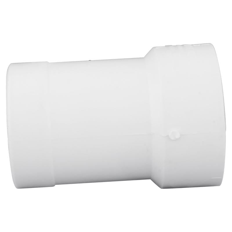 Charlotte Pipe 3 in. Hub X 3 in. D Spigot PVC Pipe Adapter 1 pk
