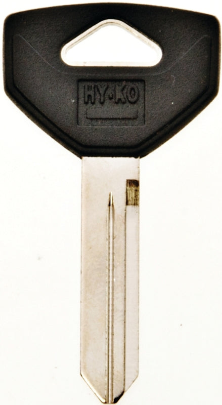 Hy-Ko 12005Y154 Key Blank, Brass/Plastic, Nickel, For: Chrysler, Dodge, Eagle, Jeep, Plymouth Vehicles, Y154 Key Number, Pack of 5
