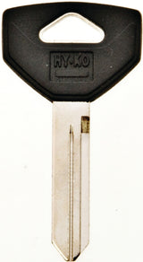 Hy-Ko 12005Y154 Key Blank, Brass/Plastic, Nickel, For: Chrysler, Dodge, Eagle, Jeep, Plymouth Vehicles, Y154 Key Number, Pack of 5