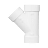 Charlotte Pipe Schedule 40 3 in. Hub X 3 in. D Hub PVC Wye 1 pk